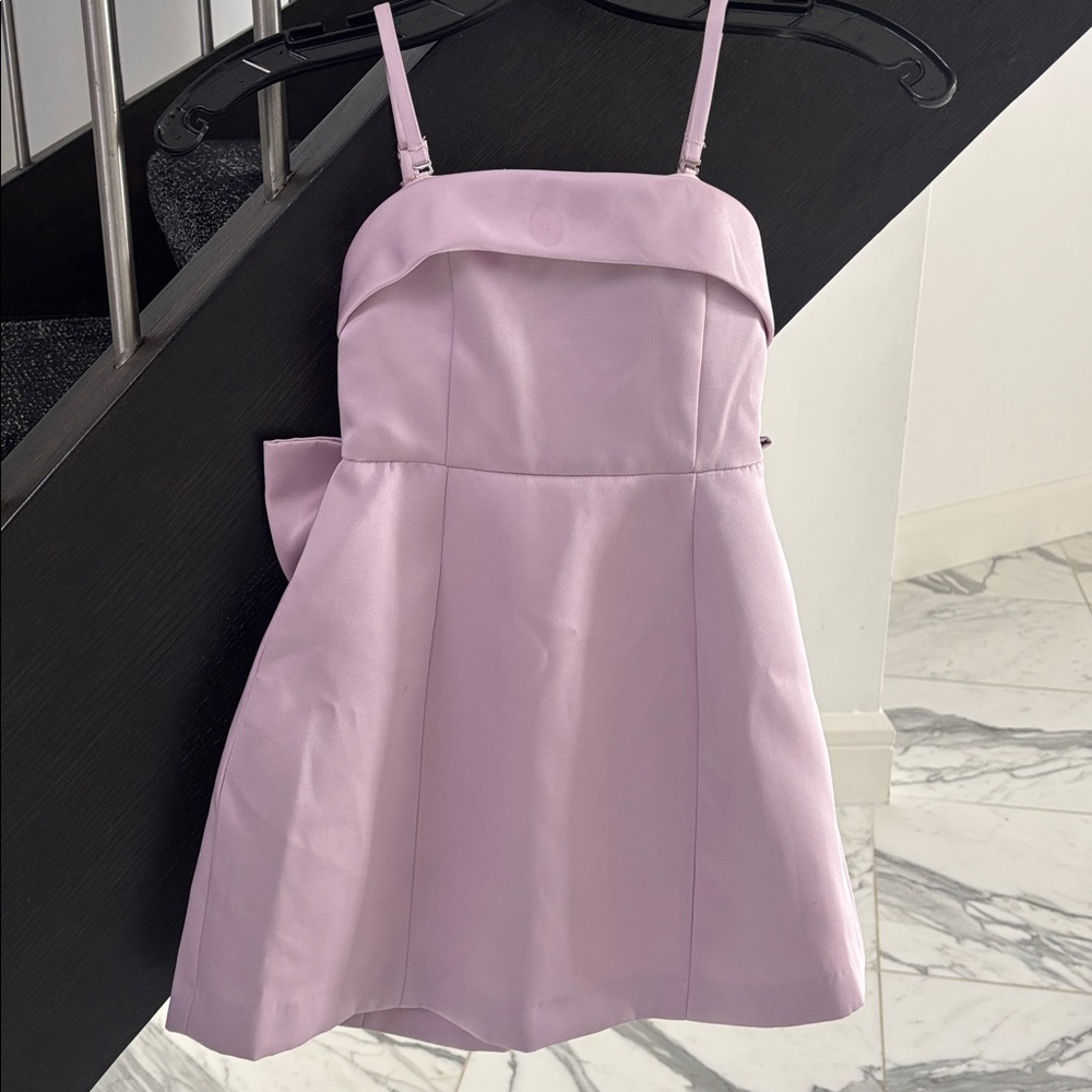 Katie J NYC Lavender Mini Dress